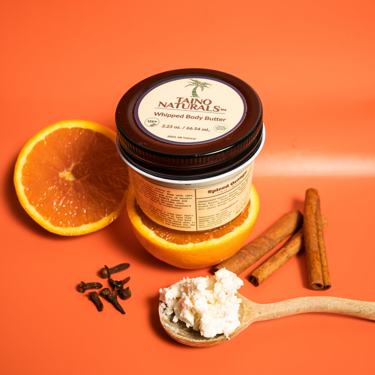 Whipped Body Butter - Spiced Orange | Shea, Mango & Cocoa Butter | 100% All-Natural
